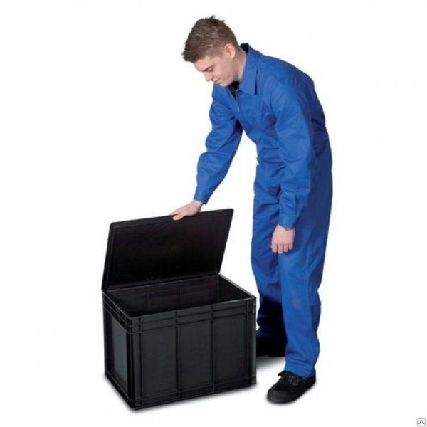 Контейнер 90 л из полипропилена антистатический для опасных веществ